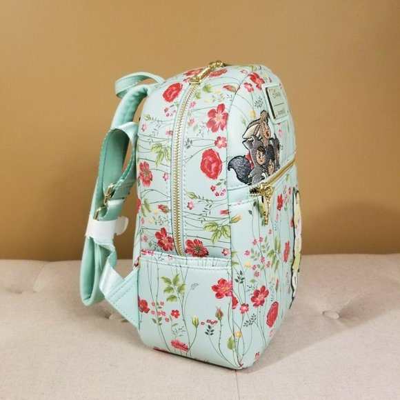 Loungefly Disney Peter Pan Tinkerbell & Lost Boys Floral Backpack NEW